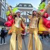 Kerstklokjes op stelten